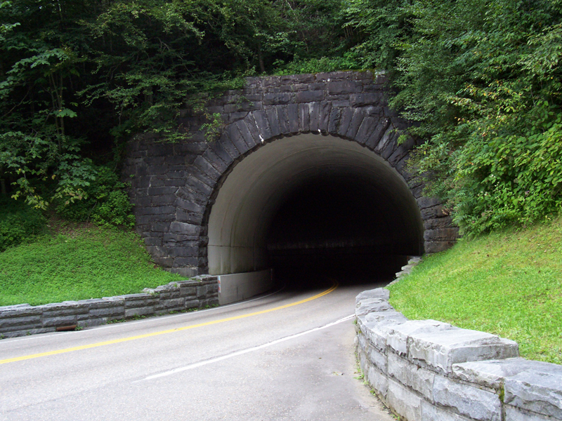A long, dark tunnel
