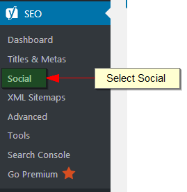 Yoast Social Setting