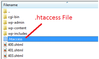 htaccess Within WordPress files