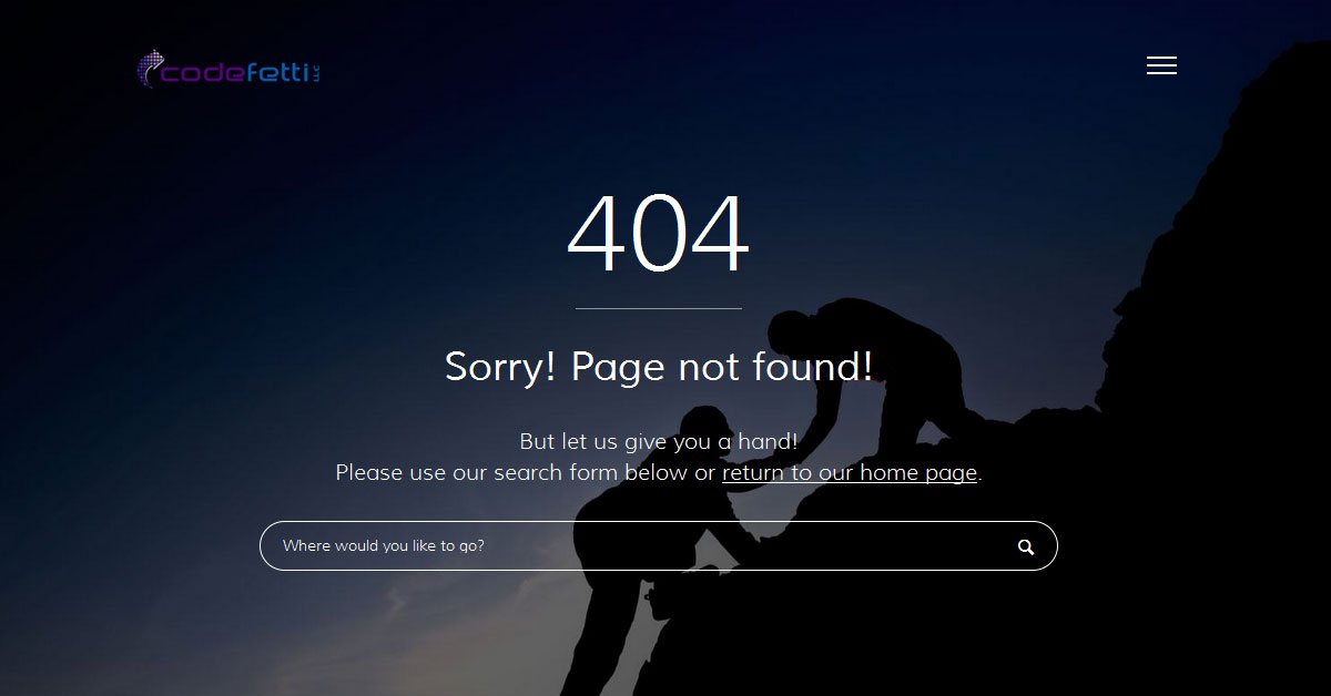 Create a WordPress Custom 404 Page