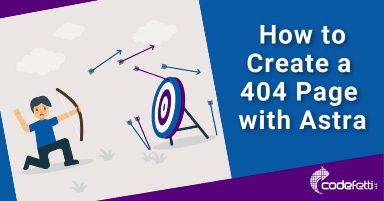 How to Create a 404 Page with Astra
