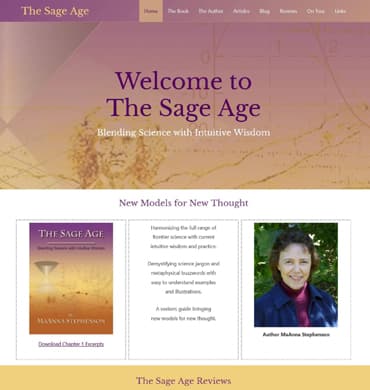 The Sage Age Website Home Page